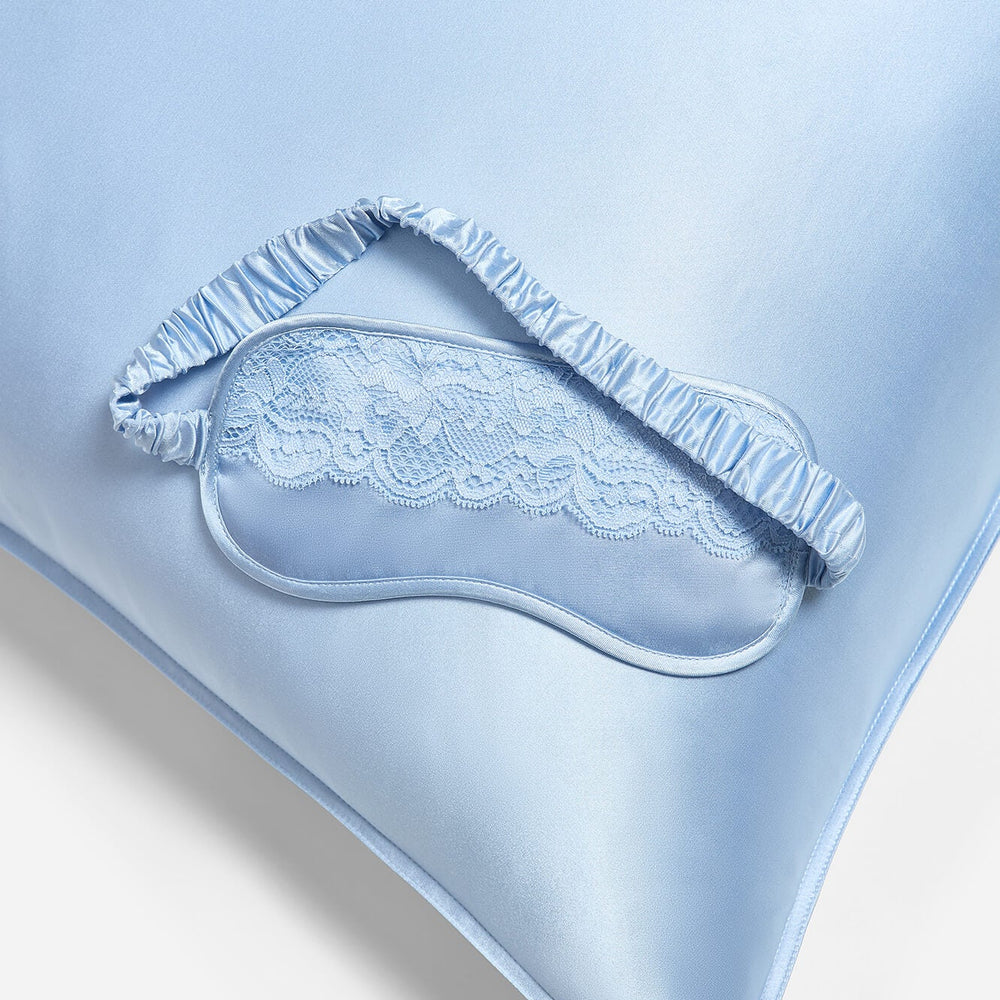 EcoSilk Lace Trim Sleep Mask