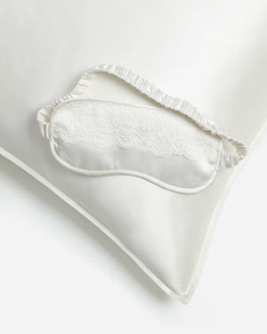 EcoSilk Lace Trim Sleep Mask