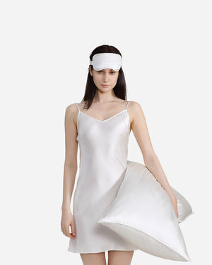 EcoSilk Lace Trim Sleep Mask