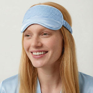 EcoSilk Lace Trim Sleep Mask