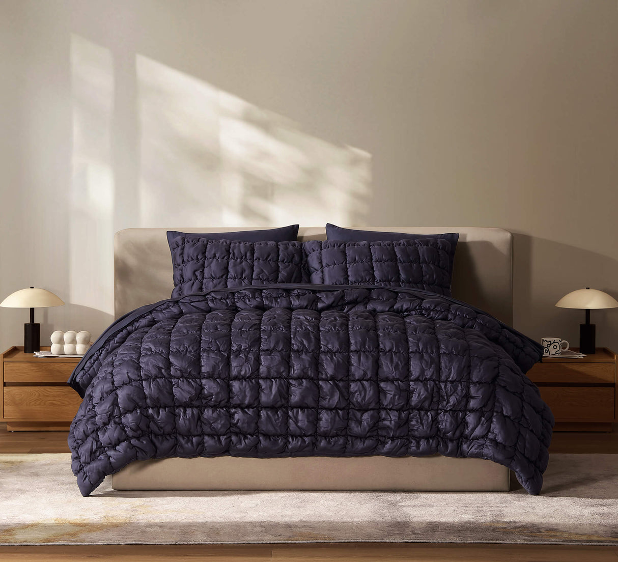 Silky Lyocell Puff Comforter