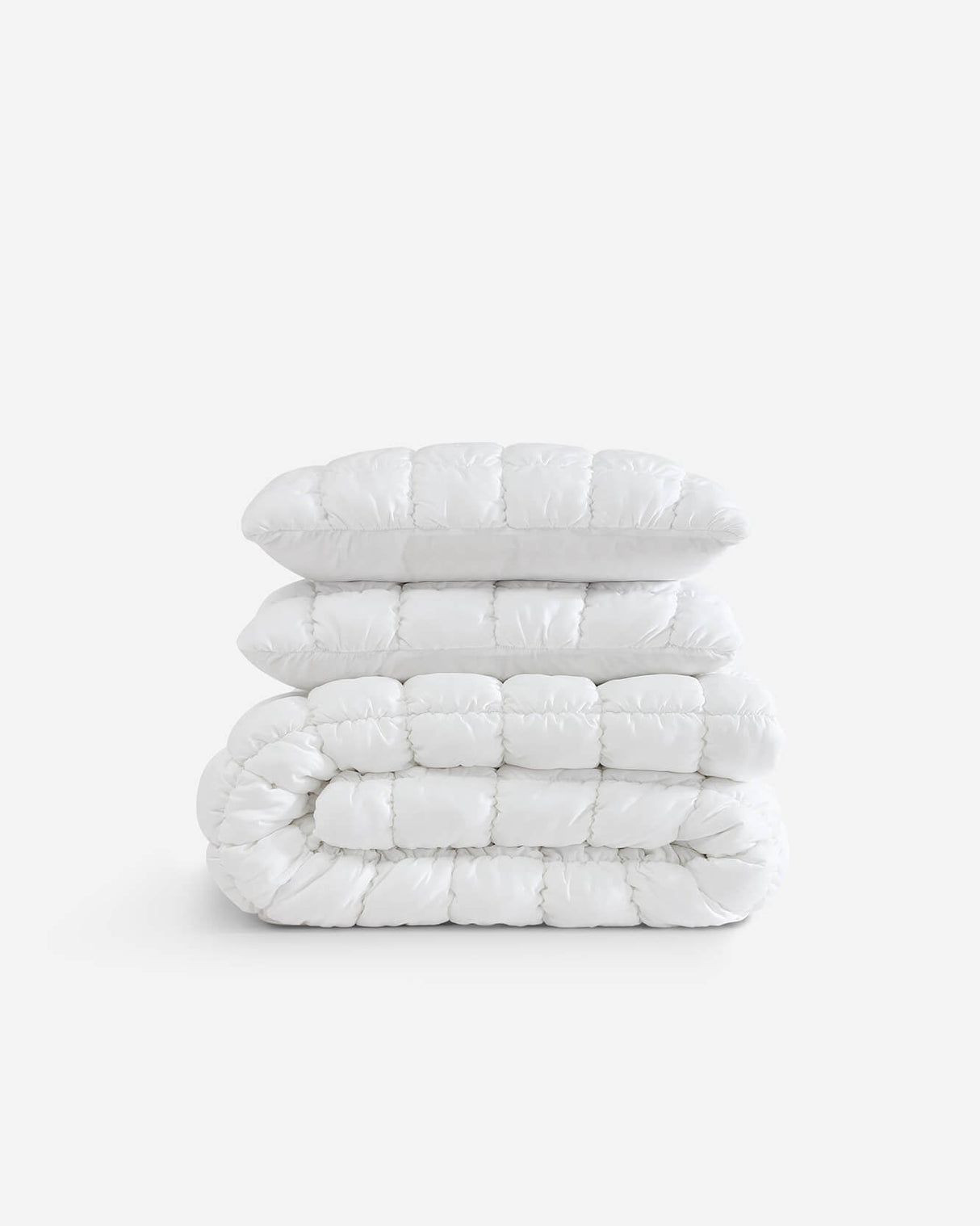 Silky Lyocell Puff Comforter Bundle