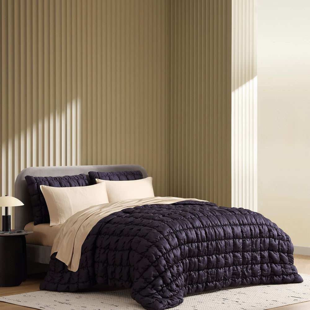 Silky Lyocell Puff Comforter