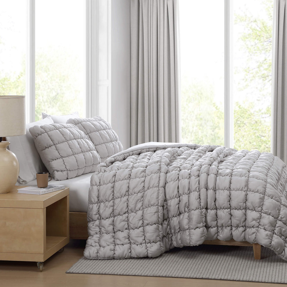 Silky Lyocell Puff Comforter Bundle