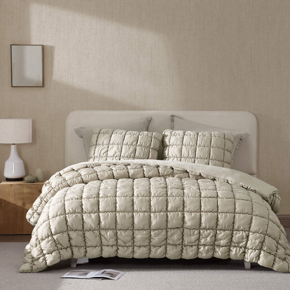 Silky Lyocell Puff Sham Set