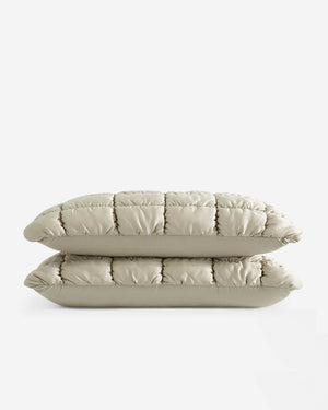 Silky Lyocell Puff Sham Set