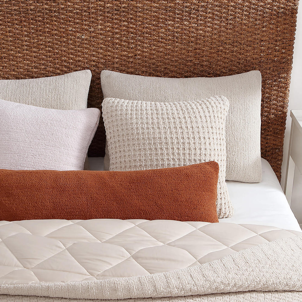 Snug Waffle Throw Pillow