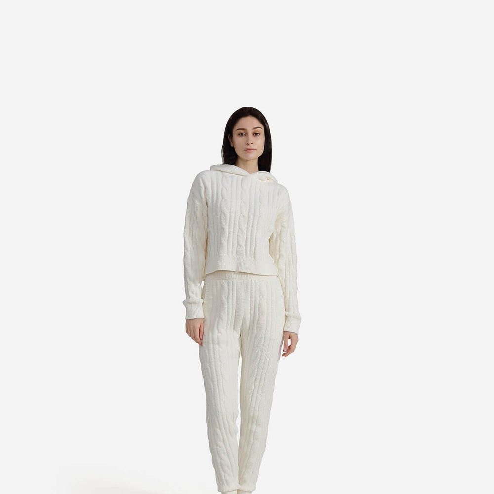 Snug Lite Braided Cropped Hoodie
