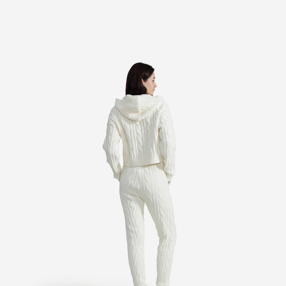 Snug Lite Braided Cropped Hoodie