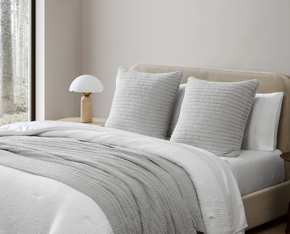 Snug Striped Euro Pillow