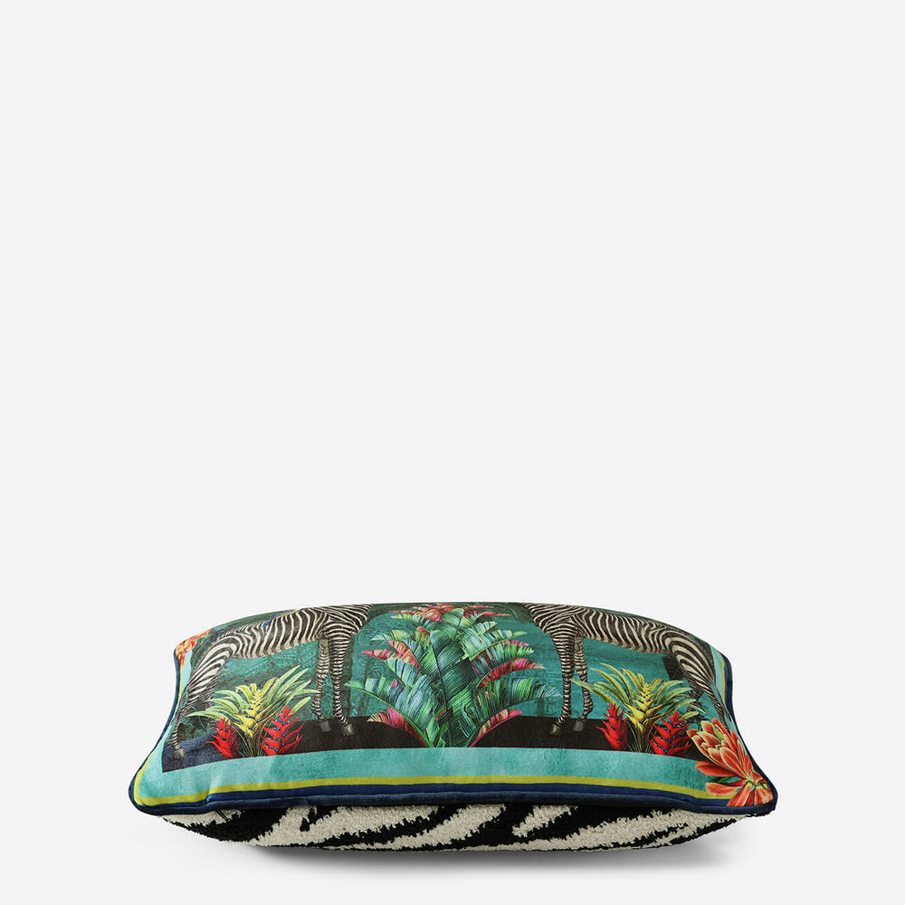Vintage Zebra Small Lumbar Pillow | Last Chance