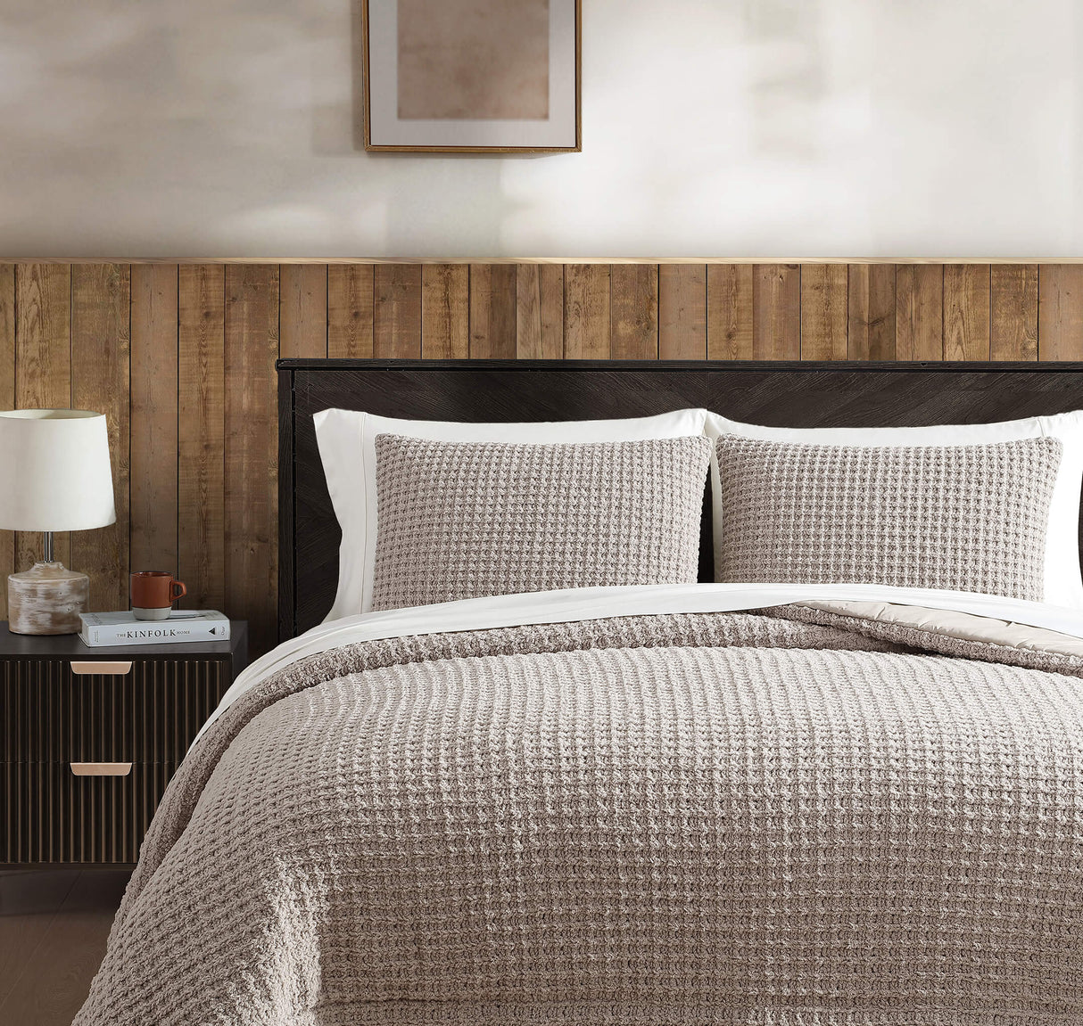 Snug Waffle + Bamboo Viscose Sham Set