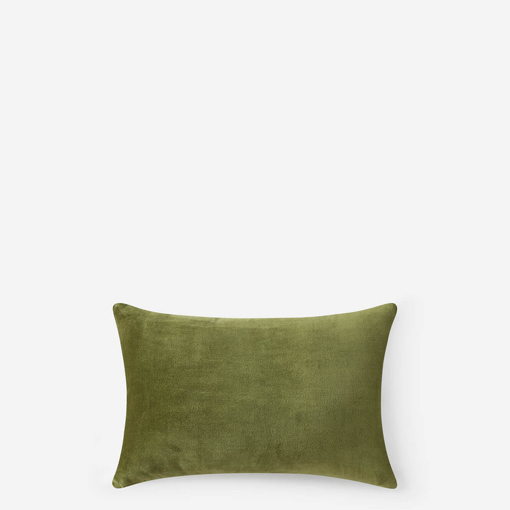 Velvet Watercolor Zebra Small Lumbar Pillow