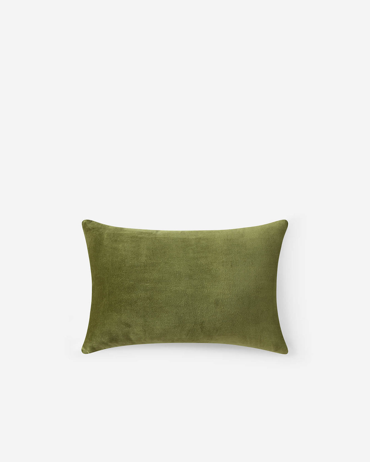 Velvet Watercolor Zebra Small Lumbar Pillow