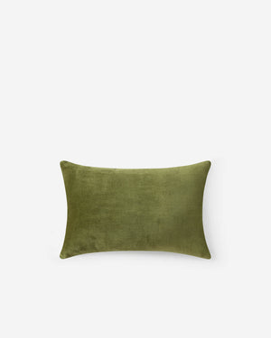 Velvet Watercolor Zebra Small Lumbar Pillow