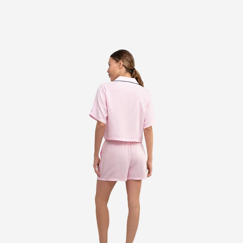 Woven Cotton Short Pajama Set