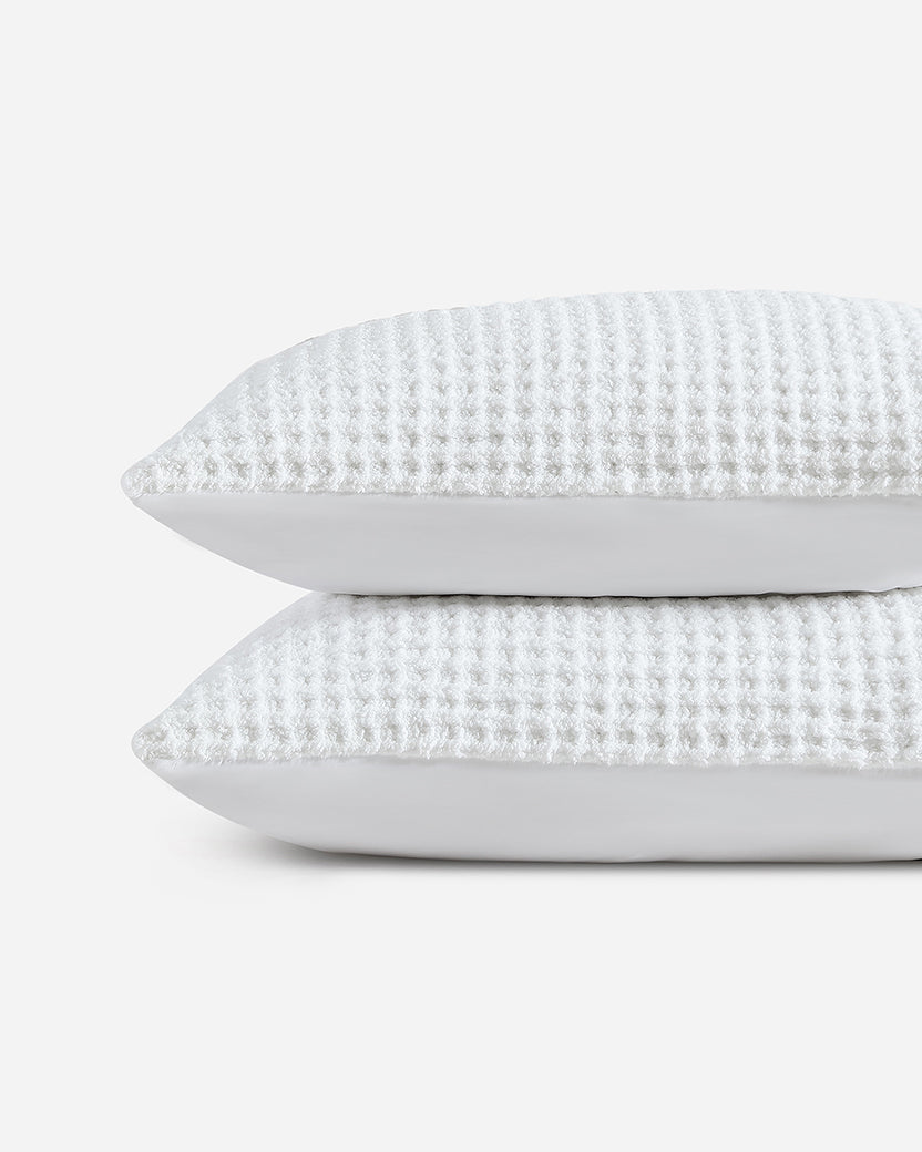 Snug Waffle + Bamboo Viscose Sham Set