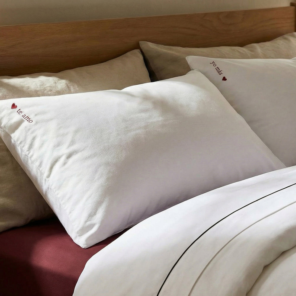 Lumière Luxe Duvet Cover with Piping