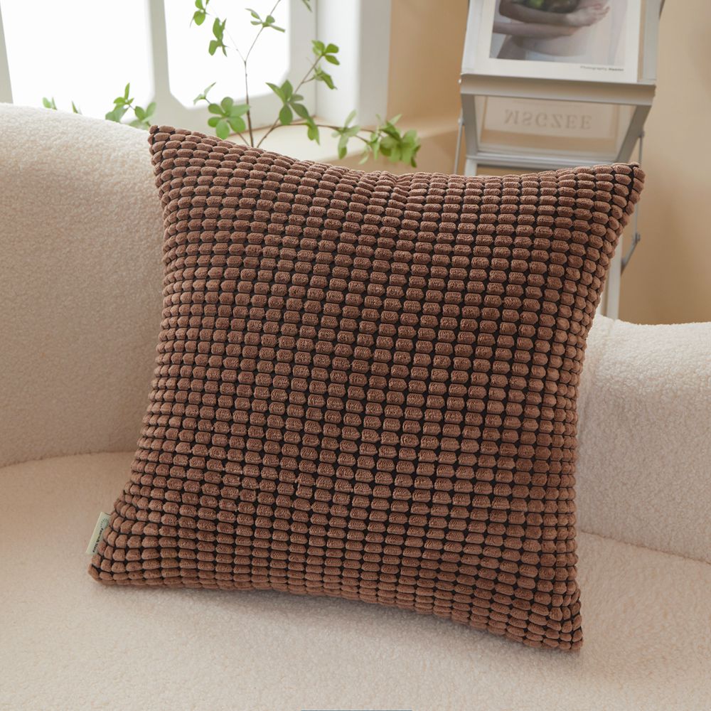 Polyester Blend soft hand feeling Throw Pillow covers pack of 2 size 18"x18"