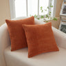 Polyester Blend soft hand feeling Throw Pillow covers pack of 2 size 18"x18"
