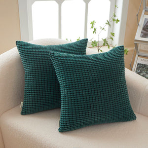 Polyester Blend soft hand feeling Throw Pillow covers pack of 2 size 18"x18"