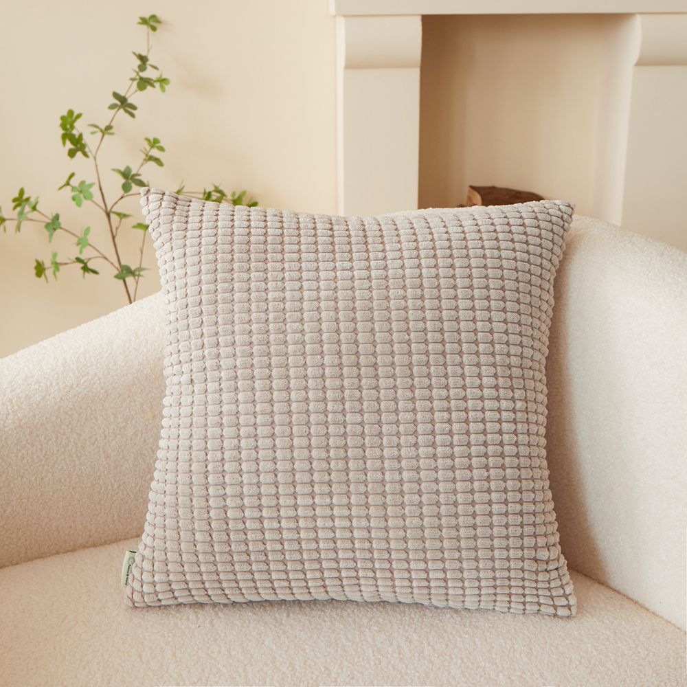 Pack of 1 Polyester Blend soft hand feeling Throw Pillow(With insert) size 18"x18" or 12"x20"