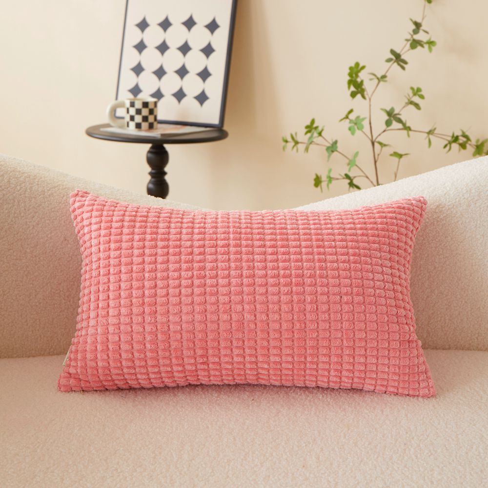 Pack of 1 Polyester Blend soft hand feeling Throw Pillow (With insert)  size 18"x18" or 12"x20"