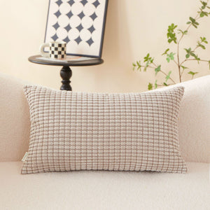 Set of 2 Polyester Blend soft hand feeling  Throw Pillow covers size 18"x18" or 12"x20"