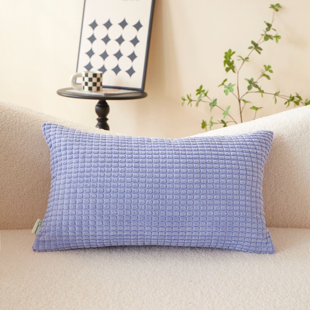 Pack of 1 Polyester Blend soft hand feeling Throw Pillow (With insert)  size 18"x18" or 12"x20"