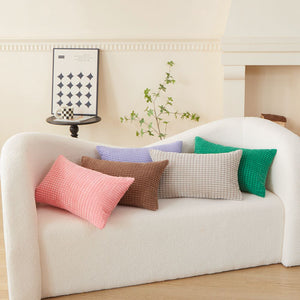 Pack of 1 Polyester Blend soft hand feeling Throw Pillow (With insert)  size 18"x18" or 12"x20"