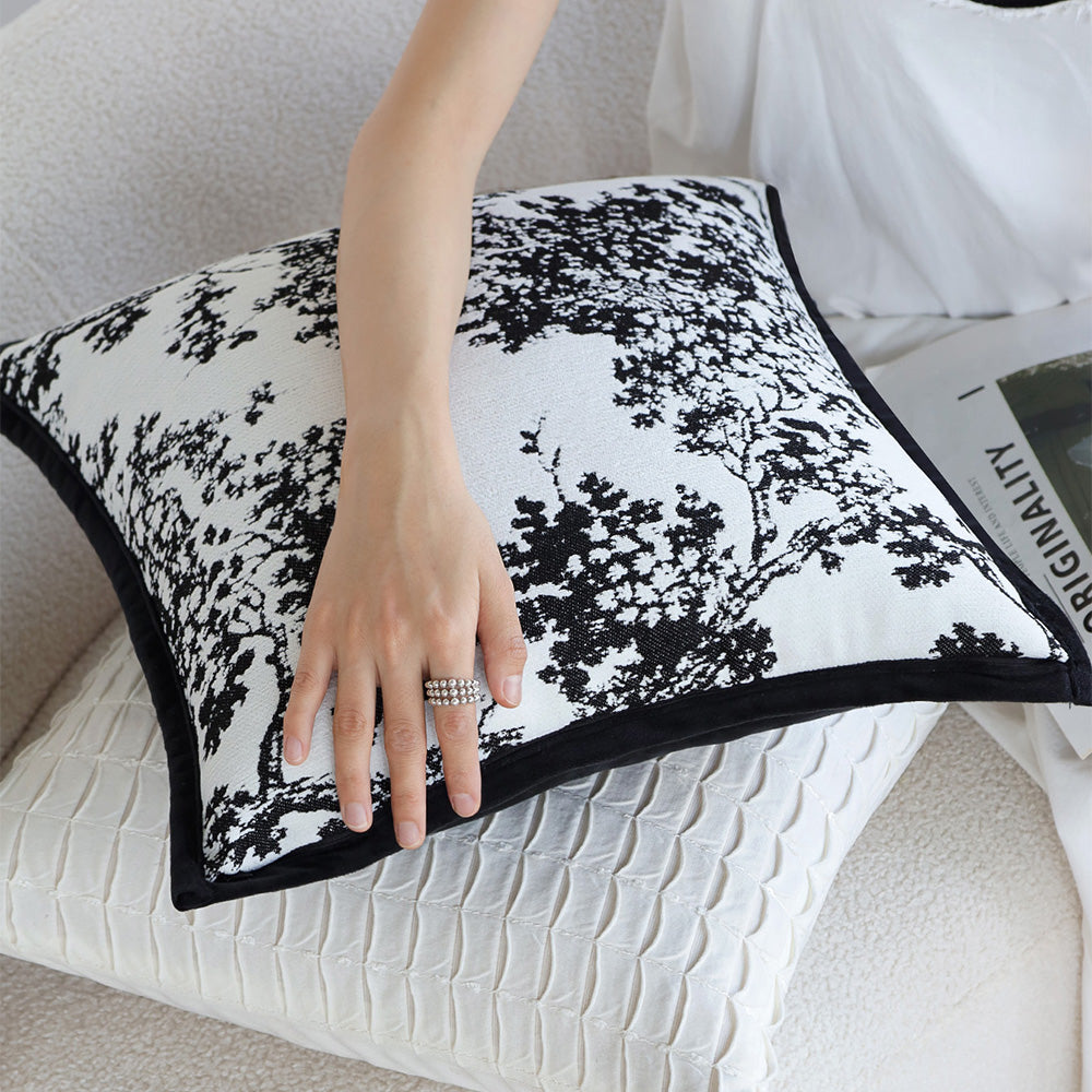 Tranquil Touches: Pack of 2 Throw Pillow with 450g Insert size of 18"x18"