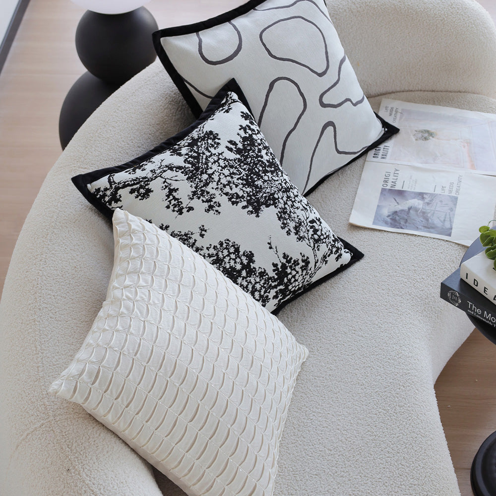 Tranquil Touches: Pack of 1 Throw Pillows with Inserts