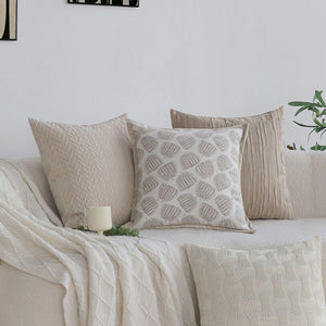 Tranquil Touches: Pack of 2 Throw Pillow covers size of 18"x18"