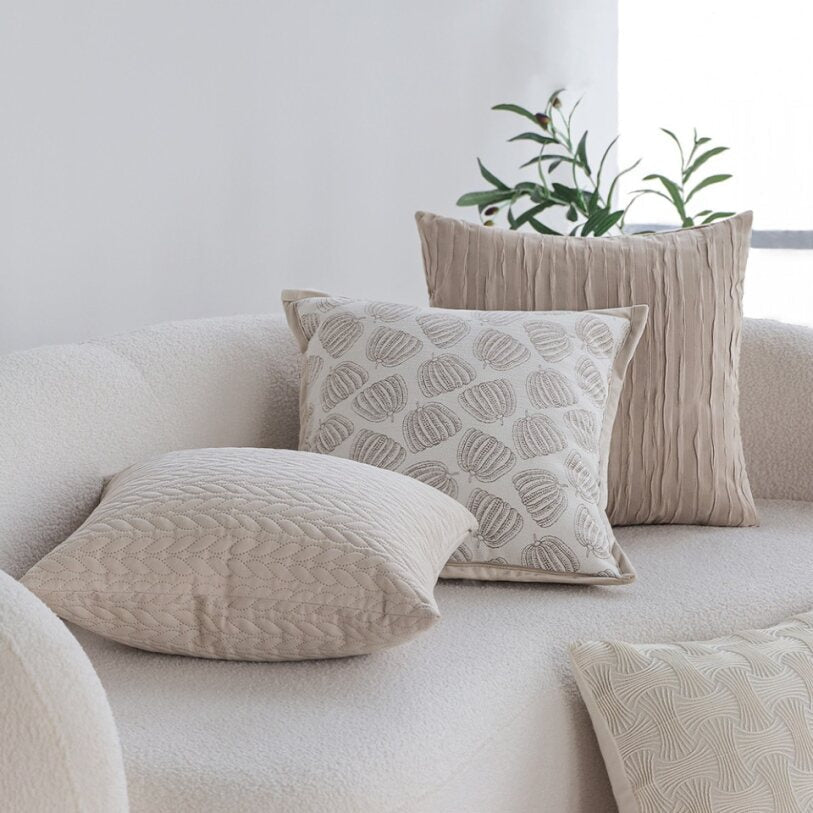 Tranquil Touches: Pack of 1 Throw Pillow size of 18"x18"  (with insert)