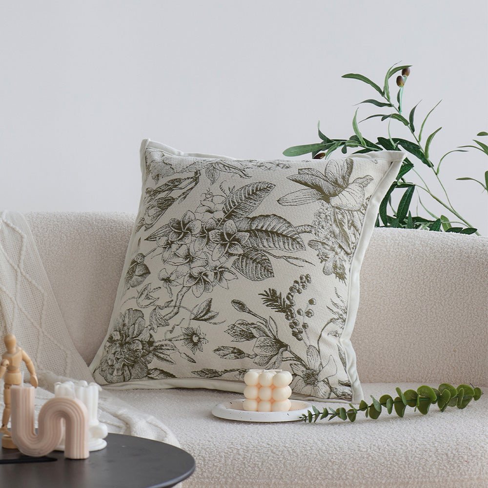 Tranquil Touches: Pack of 1 Throw Pillows with Inserts