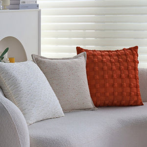 Pack of 2 18"x18" Luxurious Textured Decorative Throw Pillow Set optional of inserts
