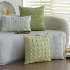 Pack of 2 18"x18" Luxurious Textured Decorative Throw Pillow Set optional of inserts