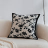 18" x18" Square Throw Pillow Jacquard Floral Chenille  2 sizes of  Insert options