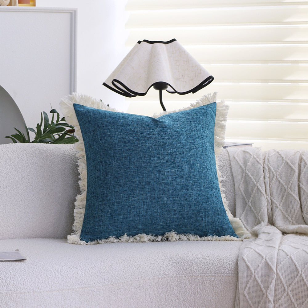 Boho-chic style lumbar throw pillow Pack of 1 size 12"x20" and 18"x18"