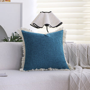 Boho-chic style lumbar throw pillow covers Pack of 2  size 12"x20" and 18"x18"