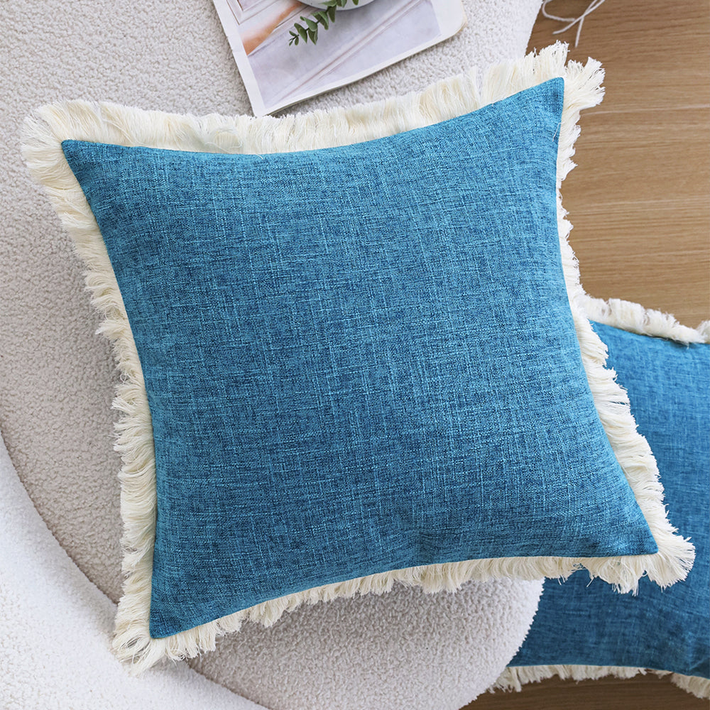 Boho-chic style lumbar throw pillow Pack of 1 size 12"x20" and 18"x18"