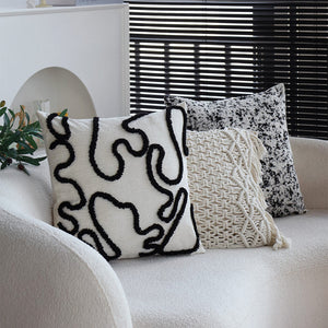 boho-chic style throw pillow covers   Pack of 2 size 18"x18"