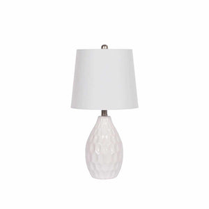 Taguig White Ceramic Table Lamp