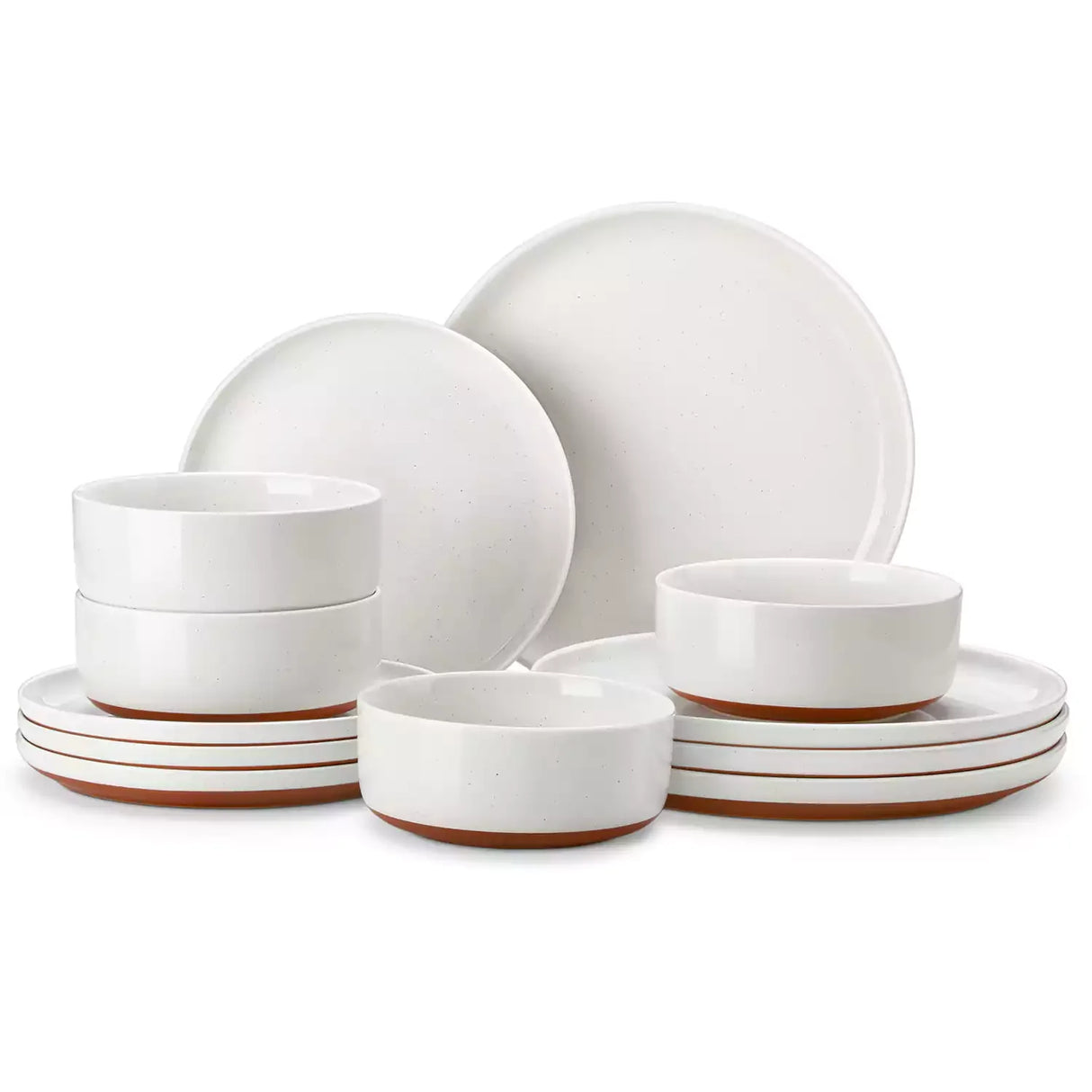 Tara Multicolor 12-Piece Stoneware Dinnerware Set