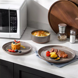 Tara Pink 12 Piece Dinnerware Set