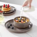 Tara Multicolor 12-Piece Stoneware Dinnerware Set