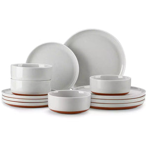 Tara Multicolor 12-Piece Stoneware Dinnerware Set