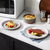 Tara Grey 12 Piece Dinnerware Set