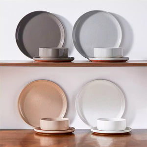 Tara 12 Piece Stoneware Dinnerware Set