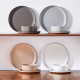 Tara Brown 24-Piece Stoneware Dinnerware Set for 8